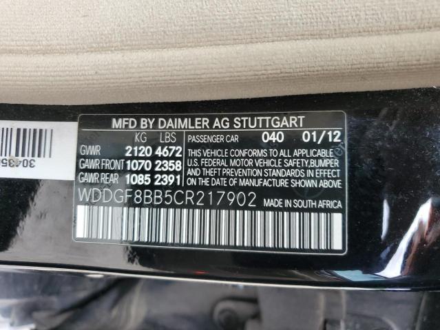 Photo 11 VIN: WDDGF8BB5CR217902 - MERCEDES-BENZ C 300 4MAT 