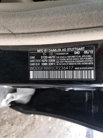 Photo 11 VIN: WDDGF8BB5CR236417 - MERCEDES-BENZ C 300 4MAT 