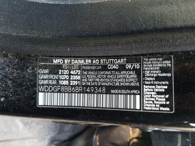 Photo 9 VIN: WDDGF8BB6BR149348 - MERCEDES-BENZ C 300 4MAT 