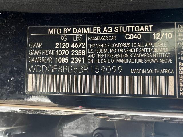 Photo 9 VIN: WDDGF8BB6BR159099 - MERCEDES-BENZ C 300 4MAT 