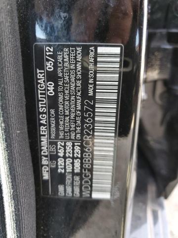 Photo 11 VIN: WDDGF8BB6CR236572 - MERCEDES-BENZ C 300 4MAT 