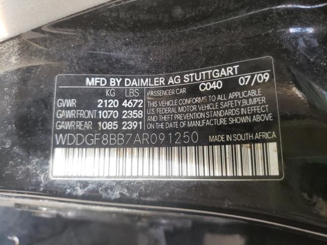 Photo 9 VIN: WDDGF8BB7AR091250 - MERCEDES-BENZ C 300 4MAT 