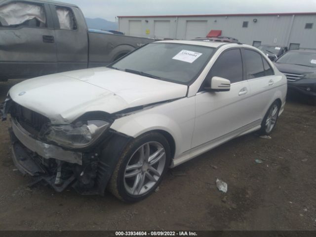 Photo 1 VIN: WDDGF8BB7CR237665 - MERCEDES-BENZ C-CLASS 