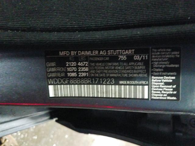 Photo 9 VIN: WDDGF8BB8BR171223 - MERCEDES-BENZ C 300 4MAT 