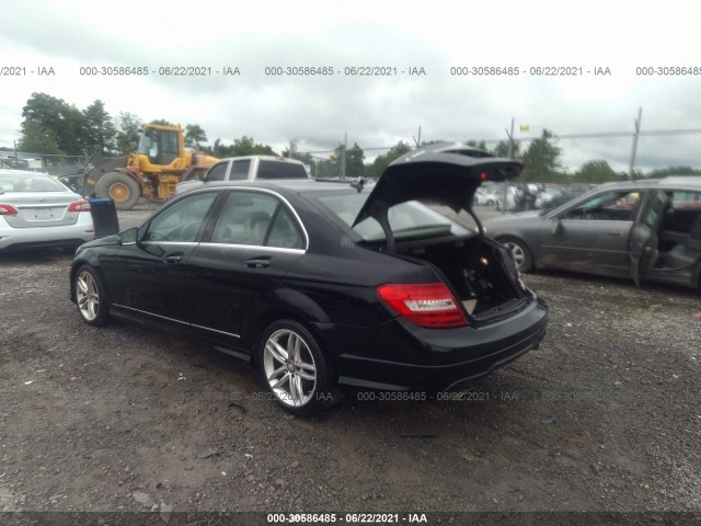 Photo 2 VIN: WDDGF8BB8CR200253 - MERCEDES-BENZ C-CLASS 