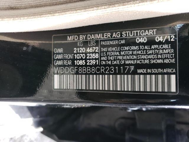 Photo 9 VIN: WDDGF8BB8CR231177 - MERCEDES-BENZ C 300 4MAT 