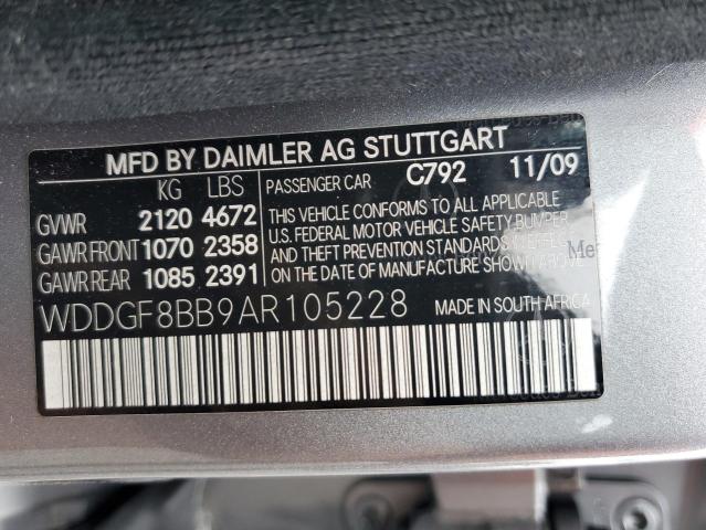 Photo 11 VIN: WDDGF8BB9AR105228 - MERCEDES-BENZ C 300 4MAT 