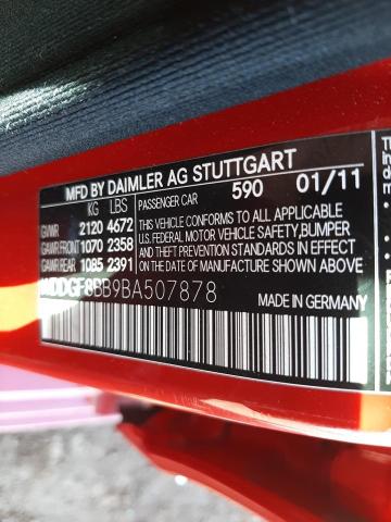 Photo 9 VIN: WDDGF8BB9BA507878 - MERCEDES-BENZ C 300 4MAT 