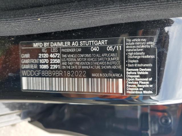 Photo 9 VIN: WDDGF8BB9BR182022 - MERCEDES-BENZ C 300 4MAT 