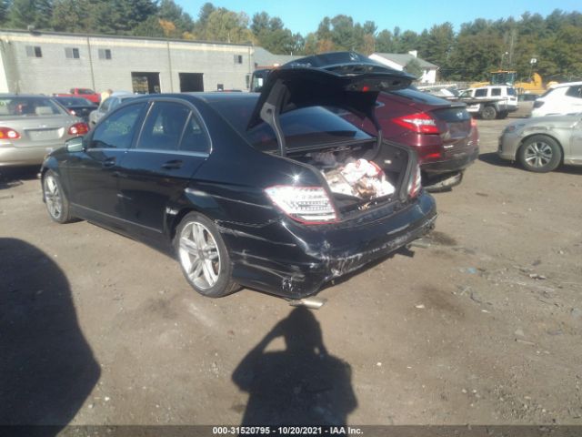 Photo 2 VIN: WDDGF8BB9CA619811 - MERCEDES-BENZ C-CLASS 