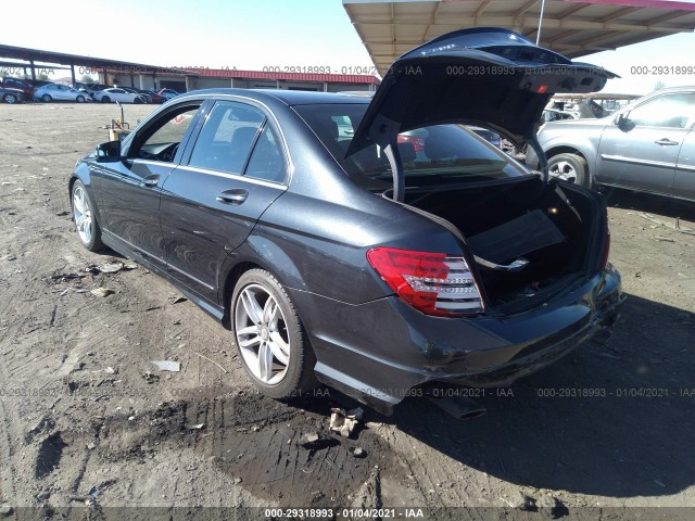 Photo 2 VIN: WDDGF8BB9CR213335 - MERCEDES-BENZ C-CLASS 