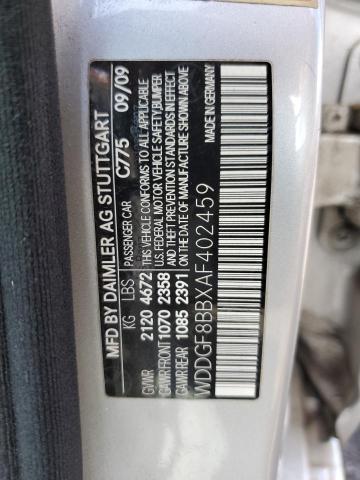 Photo 11 VIN: WDDGF8BBXAF402459 - MERCEDES-BENZ C 300 4MAT 