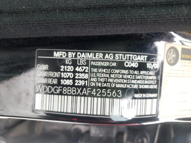 Photo 9 VIN: WDDGF8BBXAF425563 - MERCEDES-BENZ C 300 4MAT 