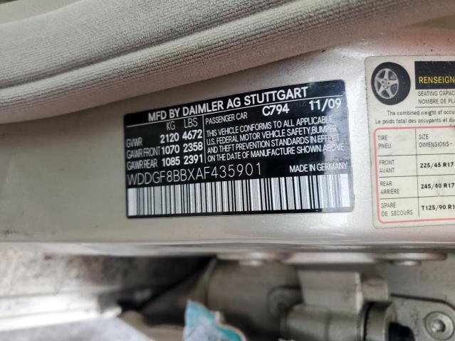 Photo 11 VIN: WDDGF8BBXAF435901 - MERCEDES-BENZ C 300 4MAT 