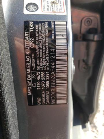 Photo 11 VIN: WDDGF8BBXAF441214 - MERCEDES-BENZ C 300 4MAT 