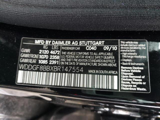 Photo 9 VIN: WDDGF8BBXBR147554 - MERCEDES-BENZ C 300 4MAT 