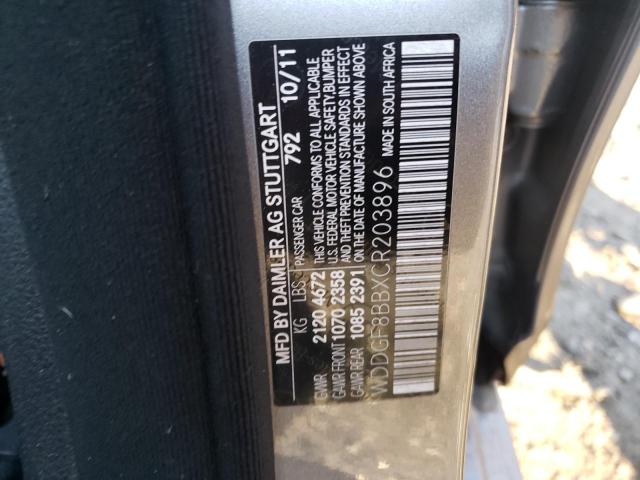 Photo 11 VIN: WDDGF8BBXCR203896 - MERCEDES-BENZ C 300 4MAT 