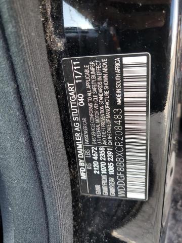 Photo 11 VIN: WDDGF8BBXCR208483 - MERCEDES-BENZ C 300 4MAT 