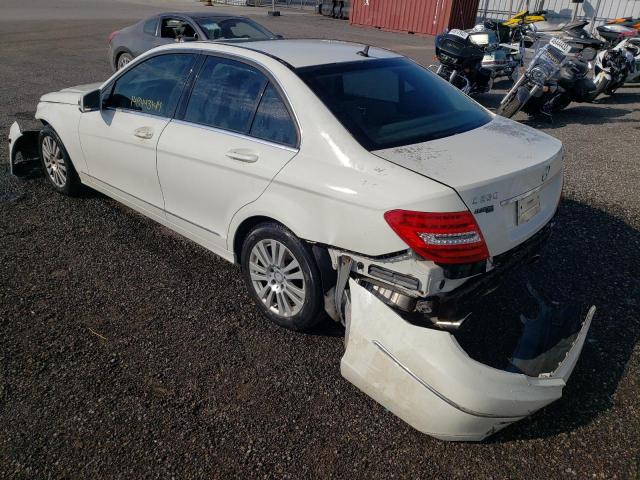 Photo 2 VIN: WDDGF8FB1CA619053 - MERCEDES-BENZ C 250 4MAT 