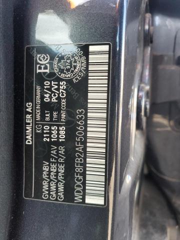 Photo 11 VIN: WDDGF8FB2AF506633 - MERCEDES-BENZ C 250 4MAT 