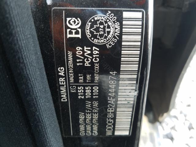 Photo 9 VIN: WDDGF8HB2AF444874 - MERCEDES-BENZ C 350 4MAT 