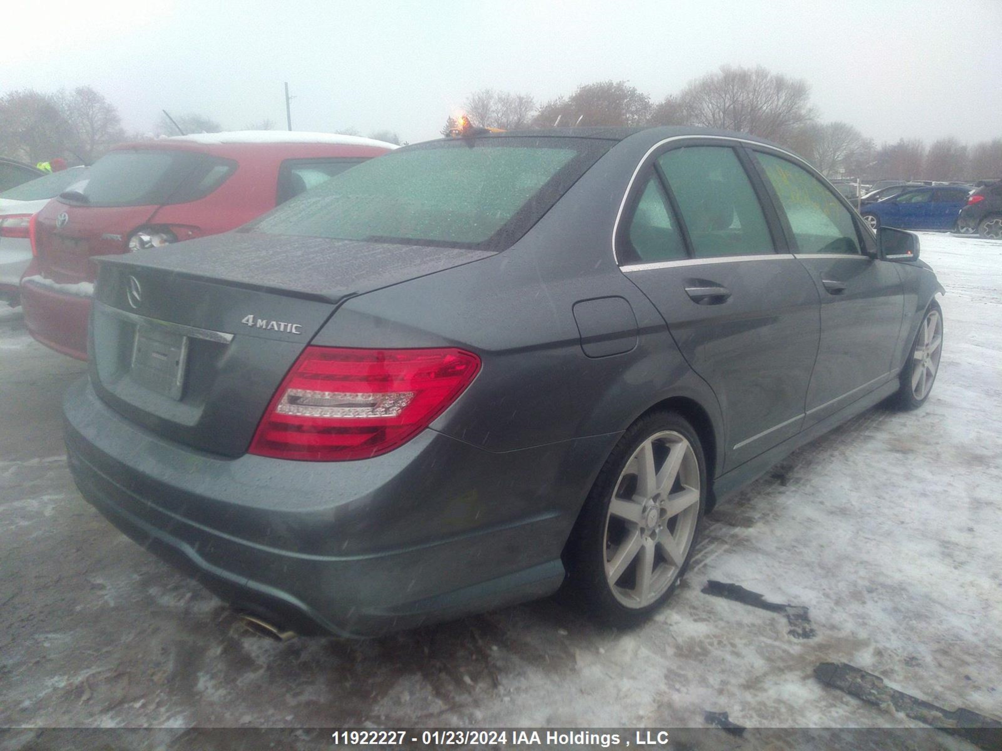 Photo 3 VIN: WDDGF8JB3CA660775 - MERCEDES-BENZ C-KLASSE 