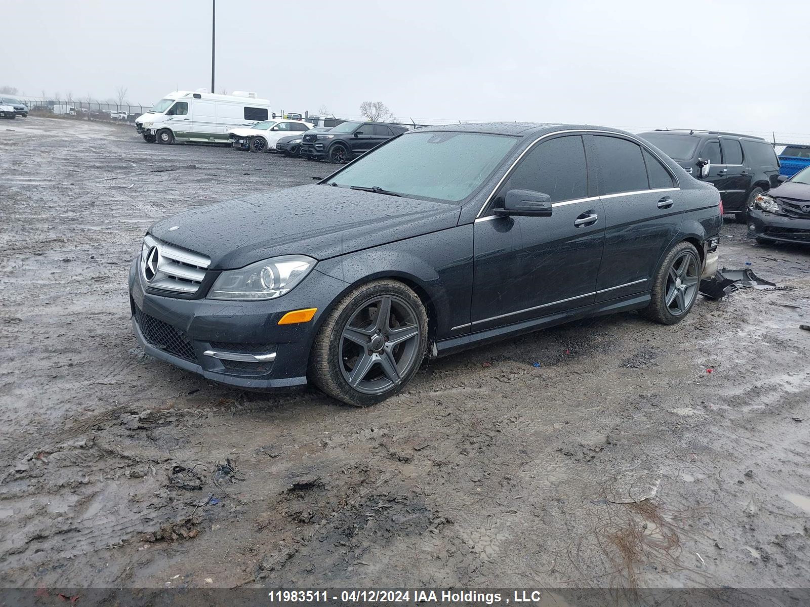 Photo 1 VIN: WDDGF8JB8DA808016 - MERCEDES-BENZ C-KLASSE 