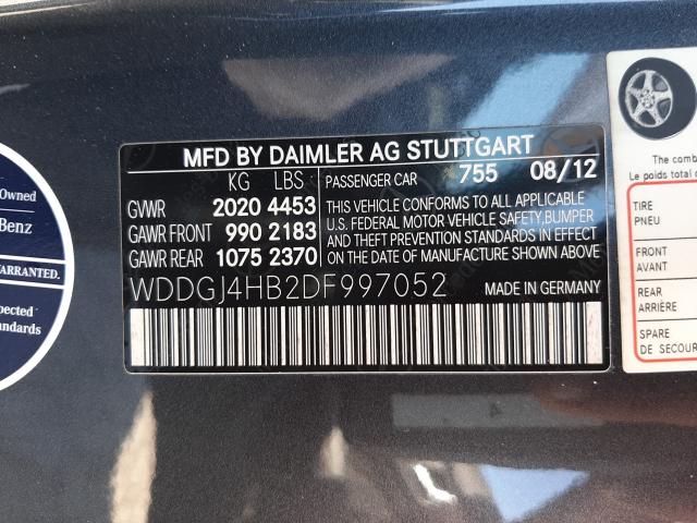 Photo 9 VIN: WDDGJ4HB2DF997052 - MERCEDES-BENZ C 250 