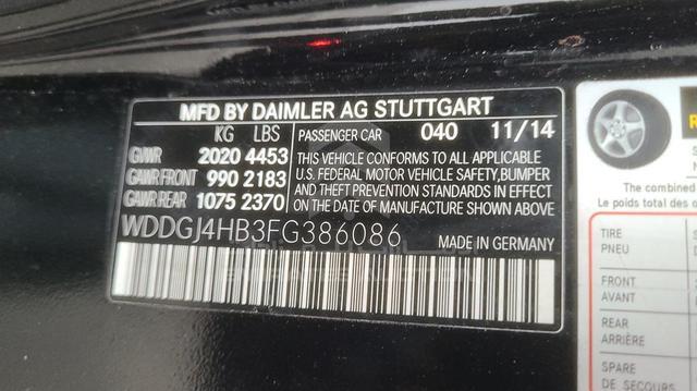 Photo 3 VIN: WDDGJ4HB3FG386086 - MERCEDES C 250 