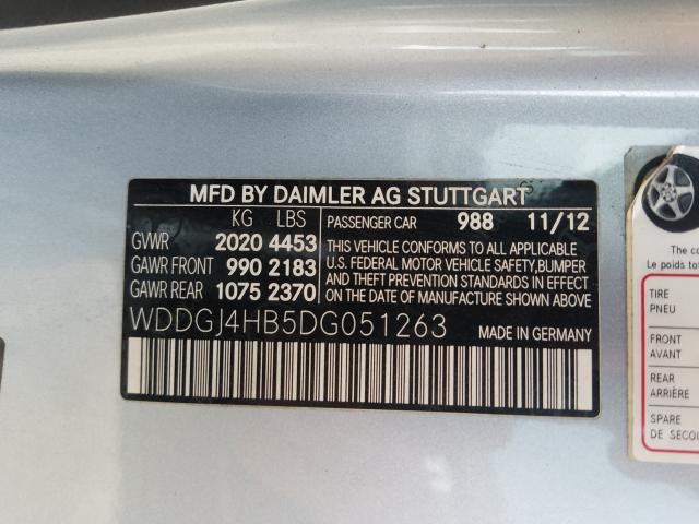 Photo 9 VIN: WDDGJ4HB5DG051263 - MERCEDES-BENZ C 250 