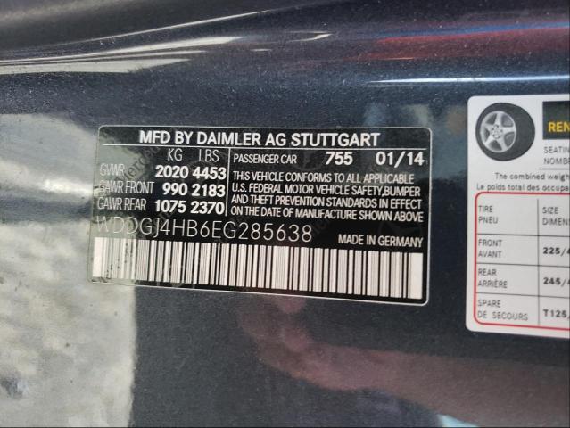 Photo 9 VIN: WDDGJ4HB6EG285638 - MERCEDES-BENZ C 250 