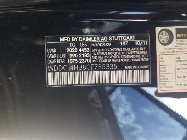 Photo 9 VIN: WDDGJ4HB8CF785335 - MERCEDES-BENZ C 250 