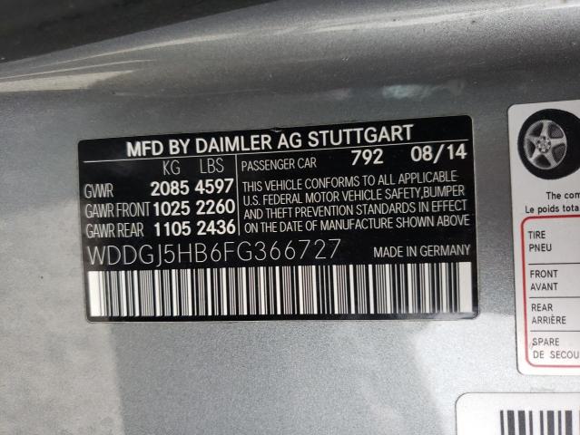 Photo 11 VIN: WDDGJ5HB6FG366727 - MERCEDES-BENZ C 350 