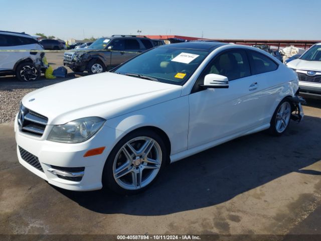 Photo 1 VIN: WDDGJ5HB8FG437507 - MERCEDES-BENZ C-CLASS 