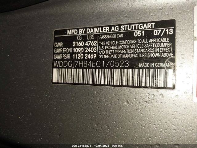 Photo 8 VIN: WDDGJ7HB4EG170523 - MERCEDES-BENZ C 63 AMG 