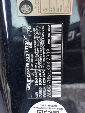 Photo 11 VIN: WDDGJ7HB7DG057339 - MERCEDES-BENZ C 63 AMG 