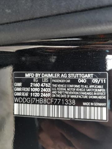 Photo 9 VIN: WDDGJ7HB8CF771338 - MERCEDES-BENZ C 63 AMG 