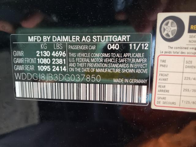 Photo 9 VIN: WDDGJ8JB3DG037850 - MERCEDES-BENZ C 350 4MAT 