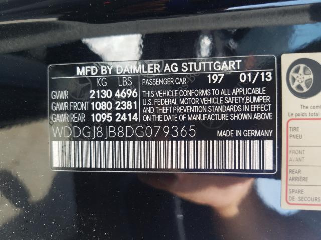 Photo 9 VIN: WDDGJ8JB8DG079365 - MERCEDES-BENZ C 350 4MAT 