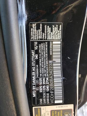 Photo 12 VIN: WDDHF2EB0BA342235 - MERCEDES-BENZ E 350 BLUE 