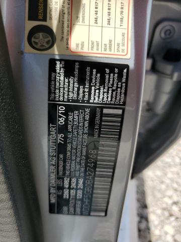 Photo 11 VIN: WDDHF5GB0BA274968 - MERCEDES-BENZ E 350 