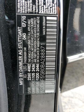 Photo 11 VIN: WDDHF5GB0BA288871 - MERCEDES-BENZ E-CLASS 