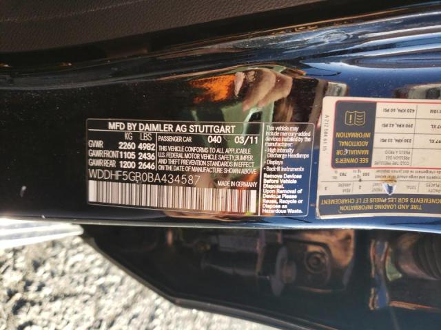 Photo 9 VIN: WDDHF5GB0BA434587 - MERCEDES-BENZ E 350 