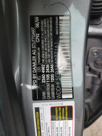 Photo 9 VIN: WDDHF5GB1AA077161 - MERCEDES-BENZ E 350 