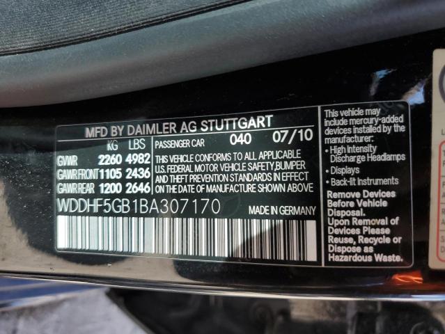 Photo 12 VIN: WDDHF5GB1BA307170 - MERCEDES-BENZ E 350 