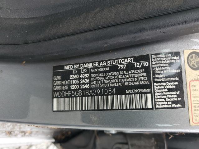 Photo 12 VIN: WDDHF5GB1BA391054 - MERCEDES-BENZ E 350 