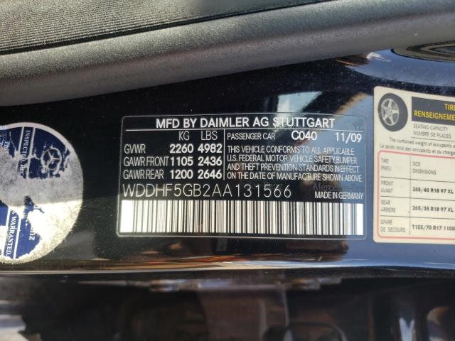 Photo 9 VIN: WDDHF5GB2AA131566 - MERCEDES-BENZ E 350 