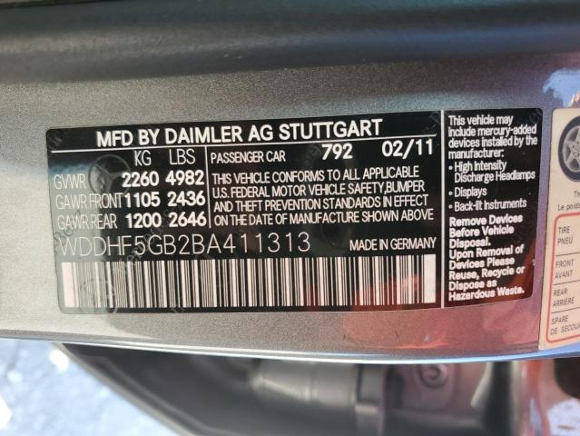 Photo 11 VIN: WDDHF5GB2BA411313 - MERCEDES-BENZ E 350 