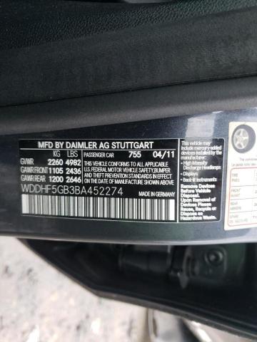 Photo 9 VIN: WDDHF5GB3BA452274 - MERCEDES-BENZ E 350 