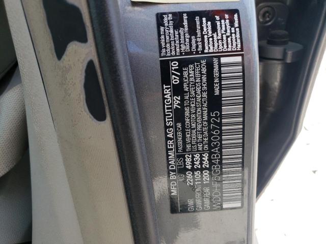 Photo 9 VIN: WDDHF5GB4BA306725 - MERCEDES-BENZ E 350 